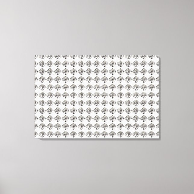 Diamantmuster Leinwanddruck (Vorderseite)