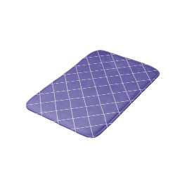 Diamantmuster lila badematte