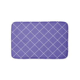 Diamantmuster lila badematte