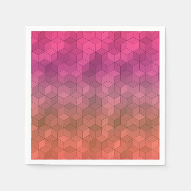 Diamantmuster Serviette (Vorderseite)