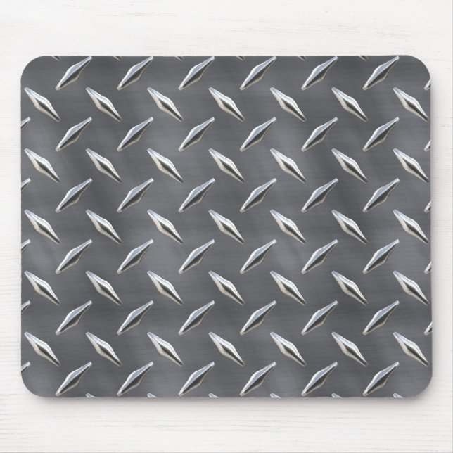 Diamantplatte 3 Mousepad (Vorne)