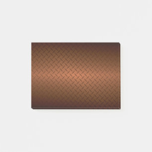 Diamantplatte Aussehen Muster schwarz bis kopperfa Post-it Klebezettel