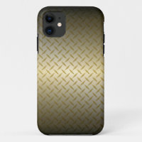 Diamantplatte Muster mit Schwarz-Gold-Fassade