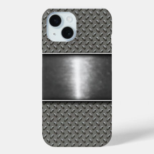 Diamantplatte Personalisiert iPhone 15 Hülle