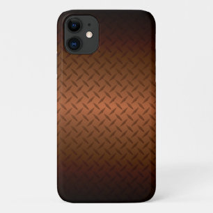 Diamantplatten-Muster Schwarz zu Kupfer-Fade Case-Mate iPhone Hülle