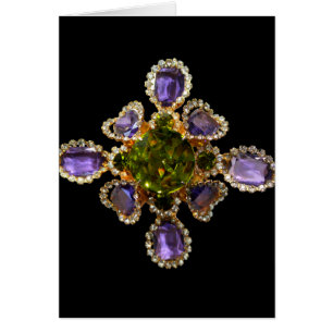 Diamants d'améthyste violet Emeralds bijoux