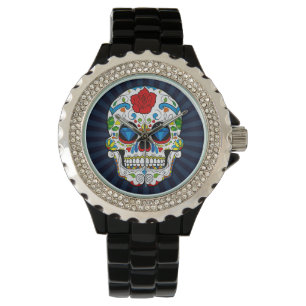 Diamants de crâne de sucre Montre