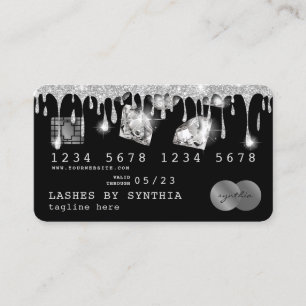 Diamants d'or à séchage par carte de crédit