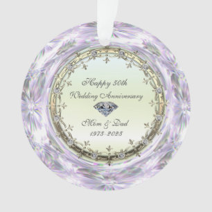 Diamants élégants 50e anniversaire de Mariage