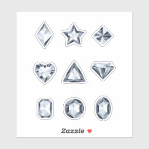 Diamants et gemmes autocollants
