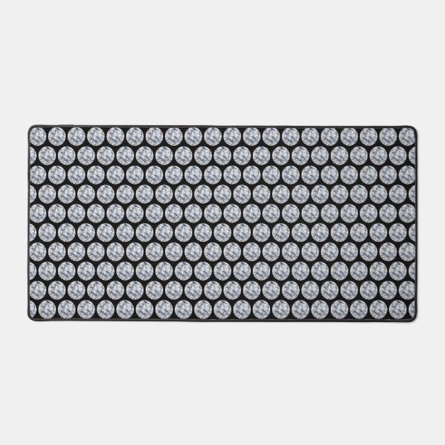 Diamants gris clair Abstraits sur noir (Recto)
