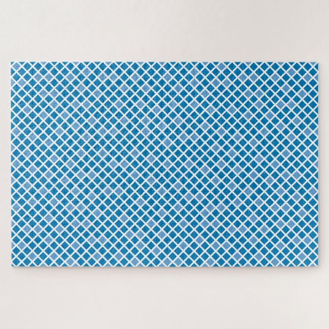 ‘Diamants’ | Ibiza Blue & Little Boy Blue | (Horizontal)