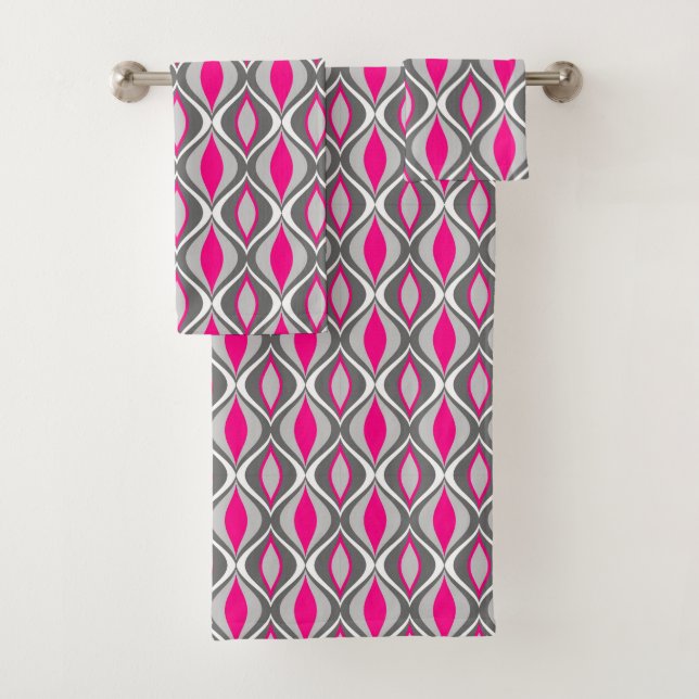 Diamants modernes du milieu du siècle, Fuchsia et  (En situation)
