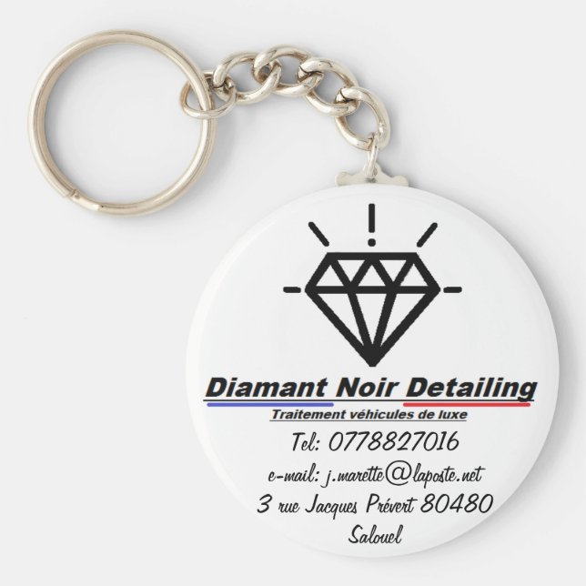 Diamantschlüsseltür Detailing Schlüsselanhänger (Vorne)