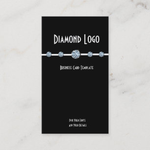 Diamantschmuck - Diamantlogo Visitenkarte