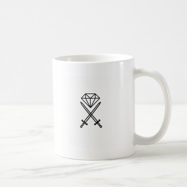 Diamantschnitt Kaffeetasse (Rechts)