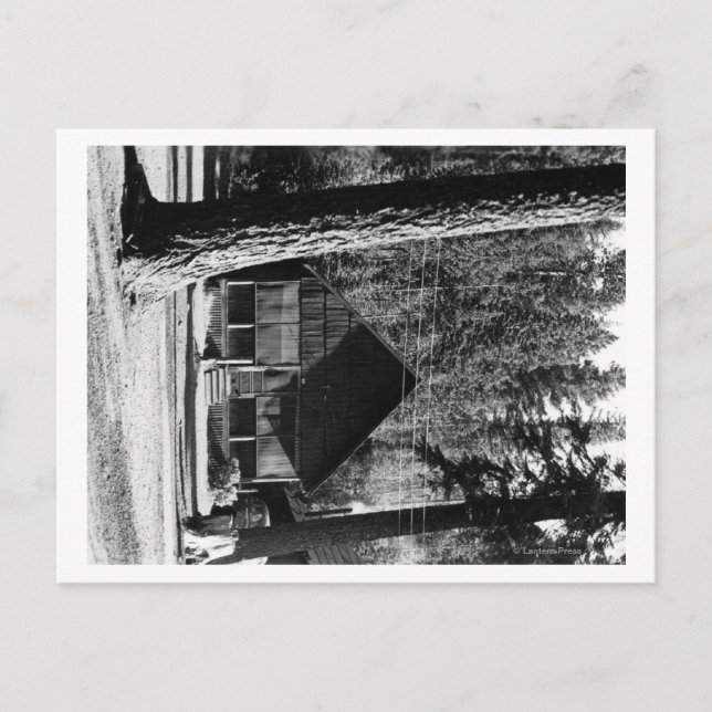 Diamantsee, Oregon Cabin View Foto Postkarte (Vorderseite)