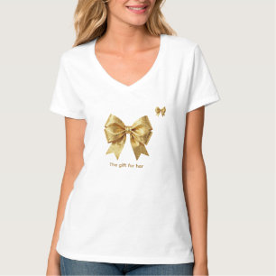 Diamantstaub-Goldband T-Shirt