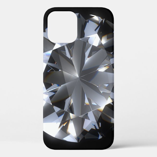 Diamantstein: schwarzer Raumfunkel. Case-Mate iPhone Hülle (Rückseite)