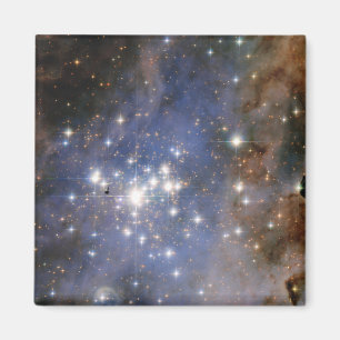 Diamantsterne im Carina-Nebel Hubble-Weltraumteles Magnet