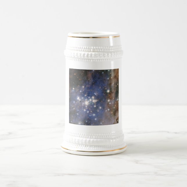 Diamantstränge in Carina Nebula Hubble Space Bierglas (Mittel)