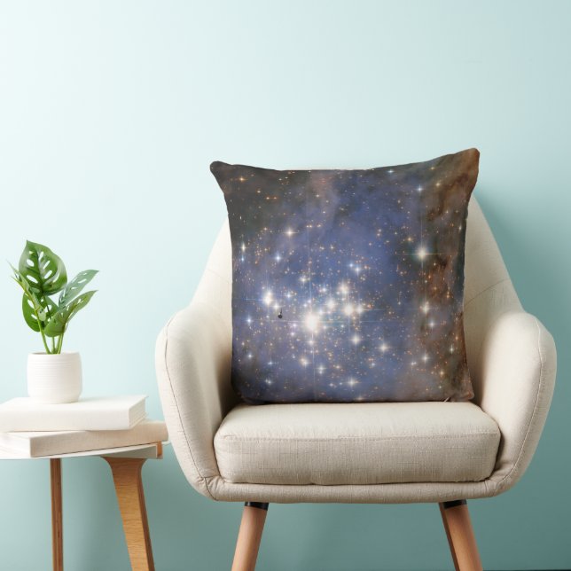 Diamantstränge in Carina Nebula Hubble Space Kissen (Stuhl )