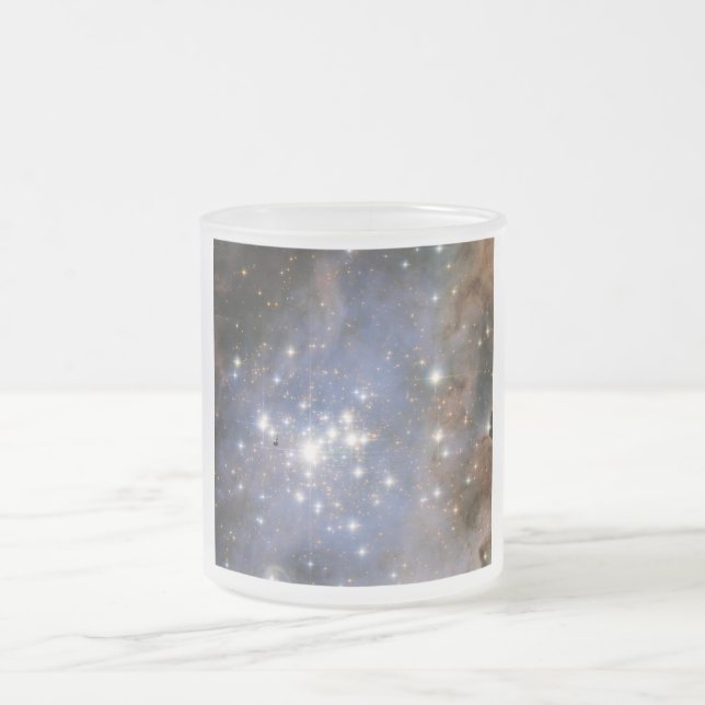 Diamantstränge in Carina Nebula Hubble Space Mattglastasse (Mittel)
