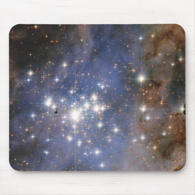 Diamantstränge in Carina Nebula Hubble Space Mousepad (Vorne)