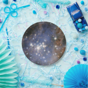 Diamantstränge in Carina Nebula Hubble Space Pappteller