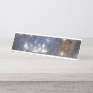 Diamantstränge in Carina Nebula Hubble Space Schreibtischnamensplakette