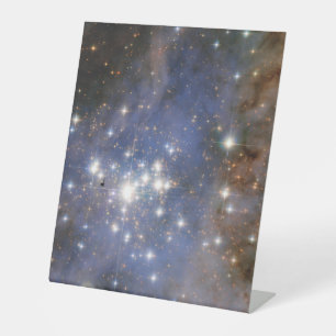 Diamantstränge in Carina Nebula Hubble Space Sockelschild