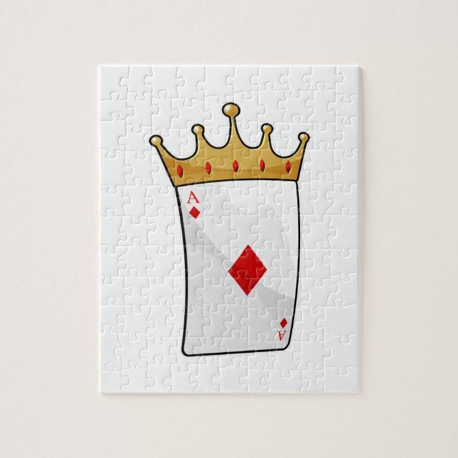 Diamond Ace mit King Crown (Vertikal)