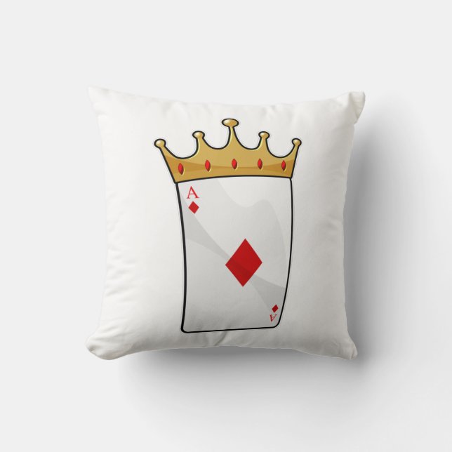 Diamond Ace mit King Crown Kissen (Vorderseite)