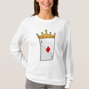 Diamond Ace mit King Crown T-Shirt