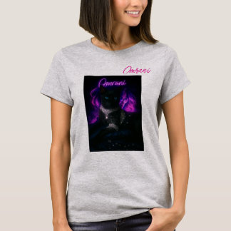 Diamond Adorned Cat mit eleganten Frauen - Luxury T-Shirt