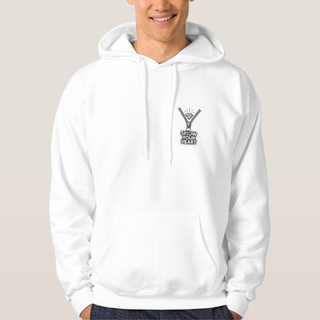 Diamond Art T-Shirt / Hoodie – Elegant Gemstone De (Vorderseite)