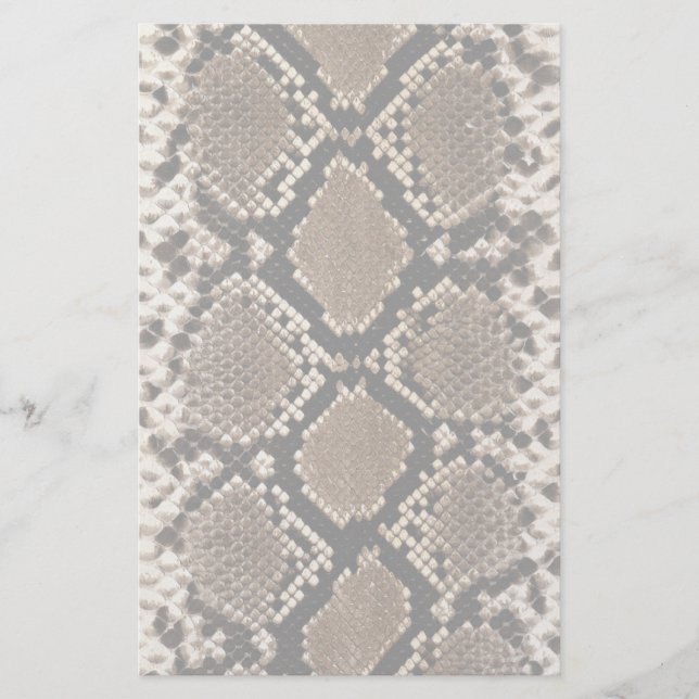 Diamond Back Rattlessnake Skin Briefpapier (Vorderseite)