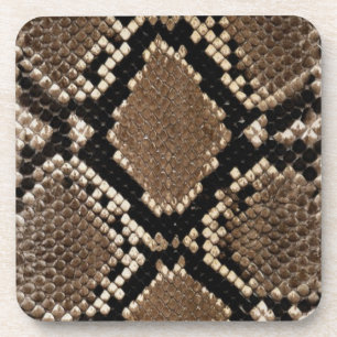 Diamond Back Rattlessnake Skin Getränkeuntersetzer