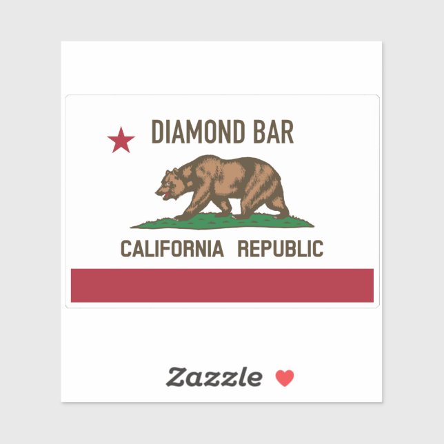 Diamond Bar California Aufkleber (Blatt)