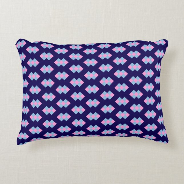 Diamond Blue Accent Pillow Dekokissen (Vorderseite)