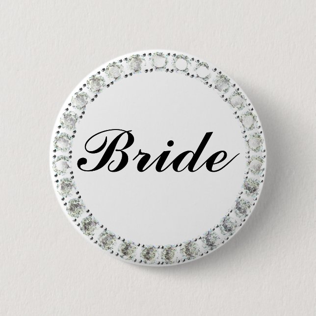 Diamond Bride-white Button (Vorderseite)