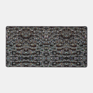 Diamond brillant motif élégant argent et noir