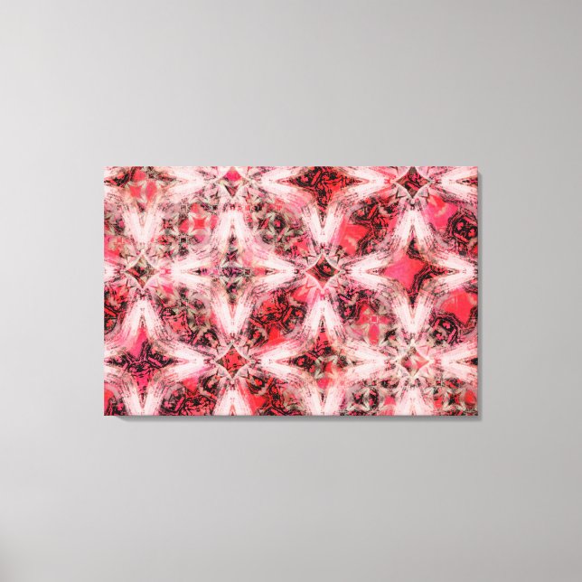 Diamond Chains Pattern Leinwanddruck (Vorderseite)