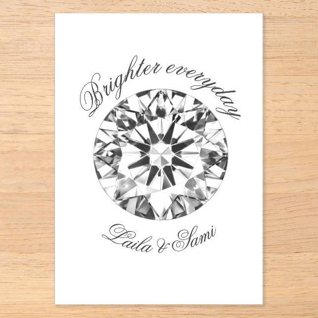Diamond Classic Round Brighter together 2026 -  Acryleinladungen (Vorderseite)