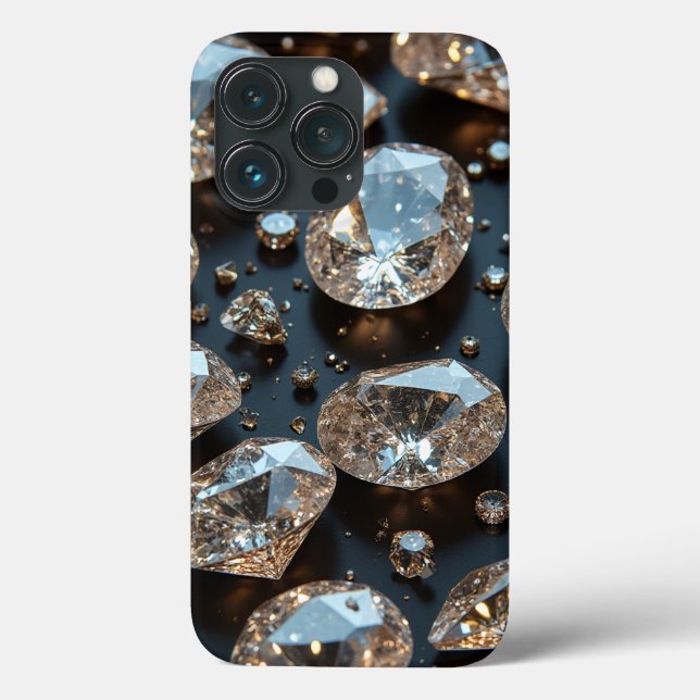 Diamond coque iphone a l'air d'un vrai diamant lux (Verso)