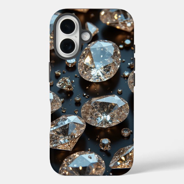 Diamond coque iphone a l'air d'un vrai diamant lux (Verso)
