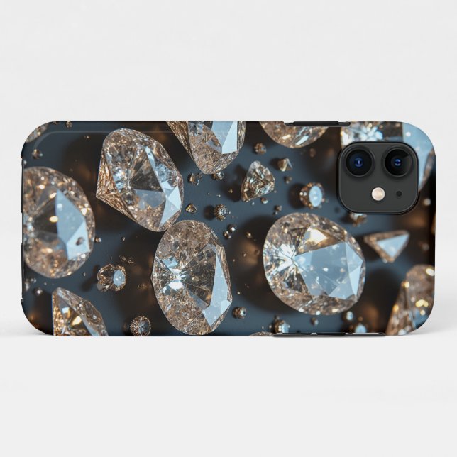 Diamond coque iphone a l'air d'un vrai diamant lux (Dos (Horizontal))