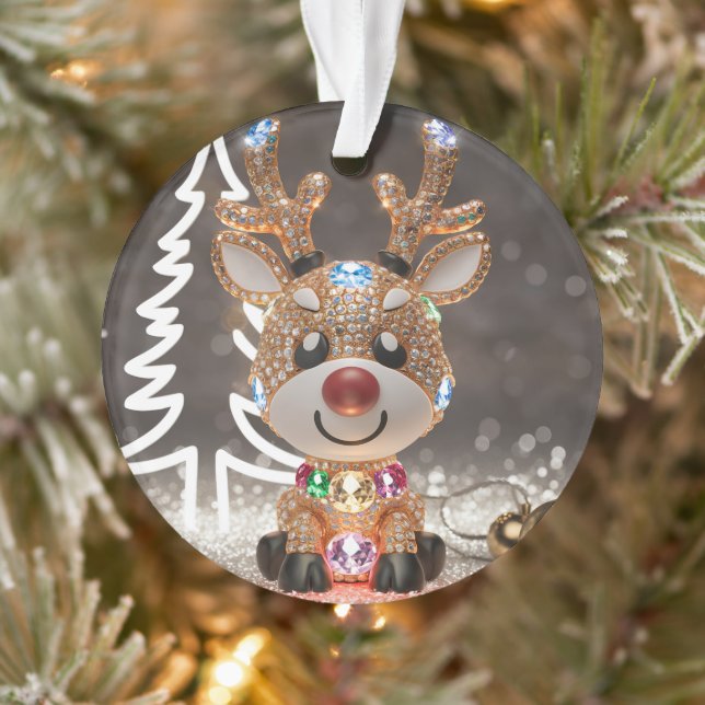 Diamond Dazzling Rudolf: Ein 3D-Weihnachtsspiel Ornament (Baum)