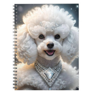 "Diamond Diva: Das glamouröse Poodle in Sparkle" Notizblock