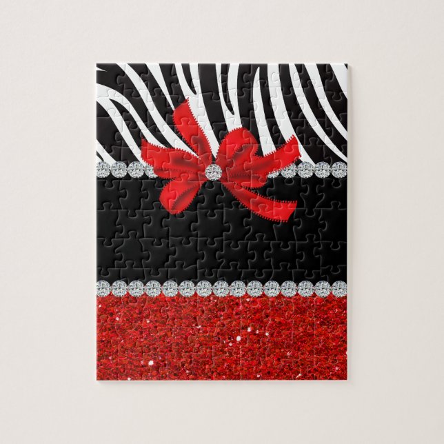 Diamond Diva (roter Glitzer) (Vertikal)